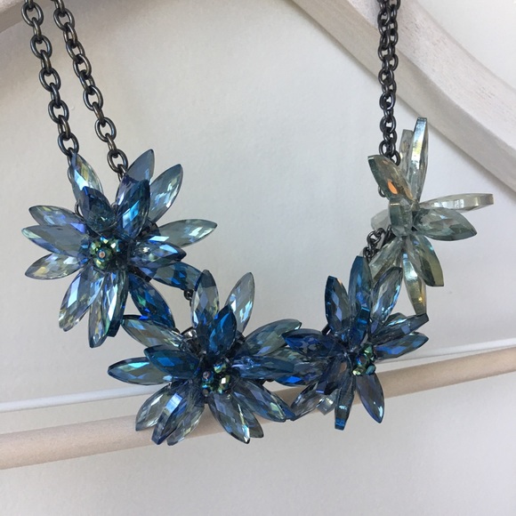 J. Crew - Glass Flower Necklace - Picture 3 of 7